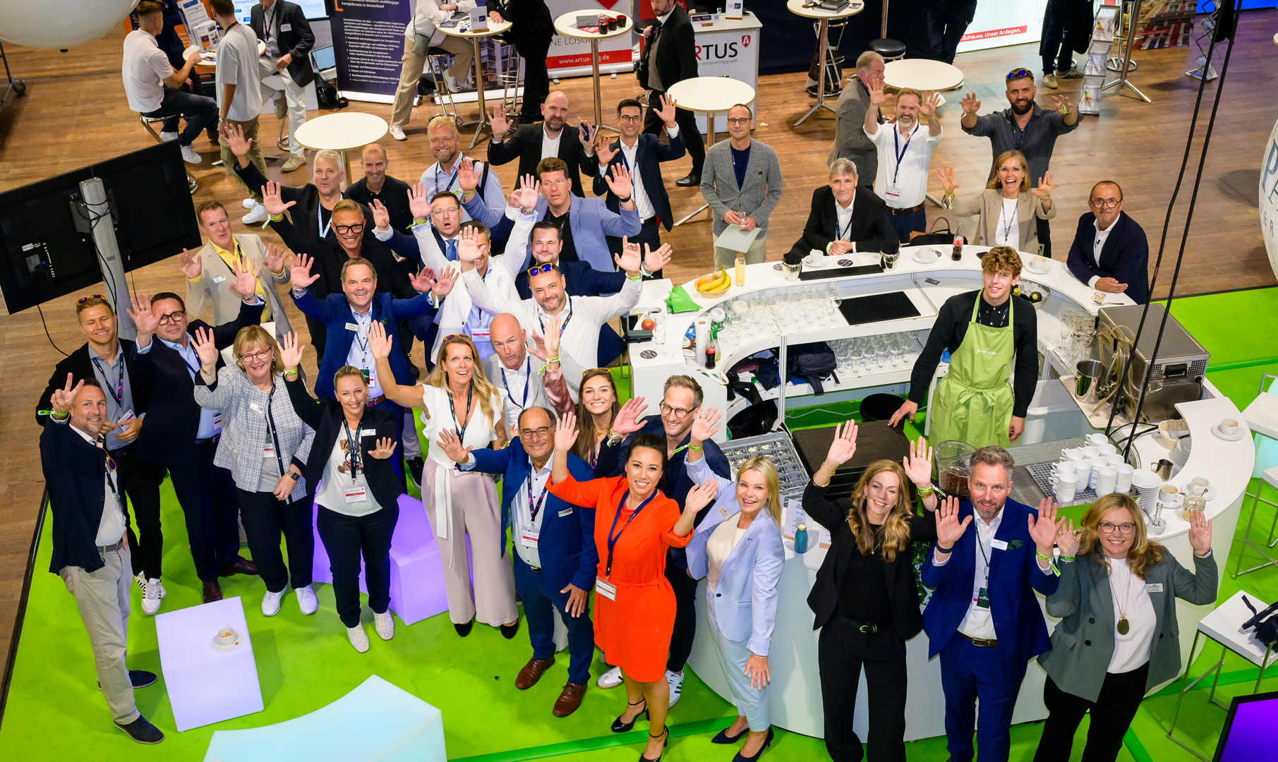 Aussteller VDIV Messe Team 01 Aussteller auf einer Messe für Immobilienverwalter beim VDIV Deutschland