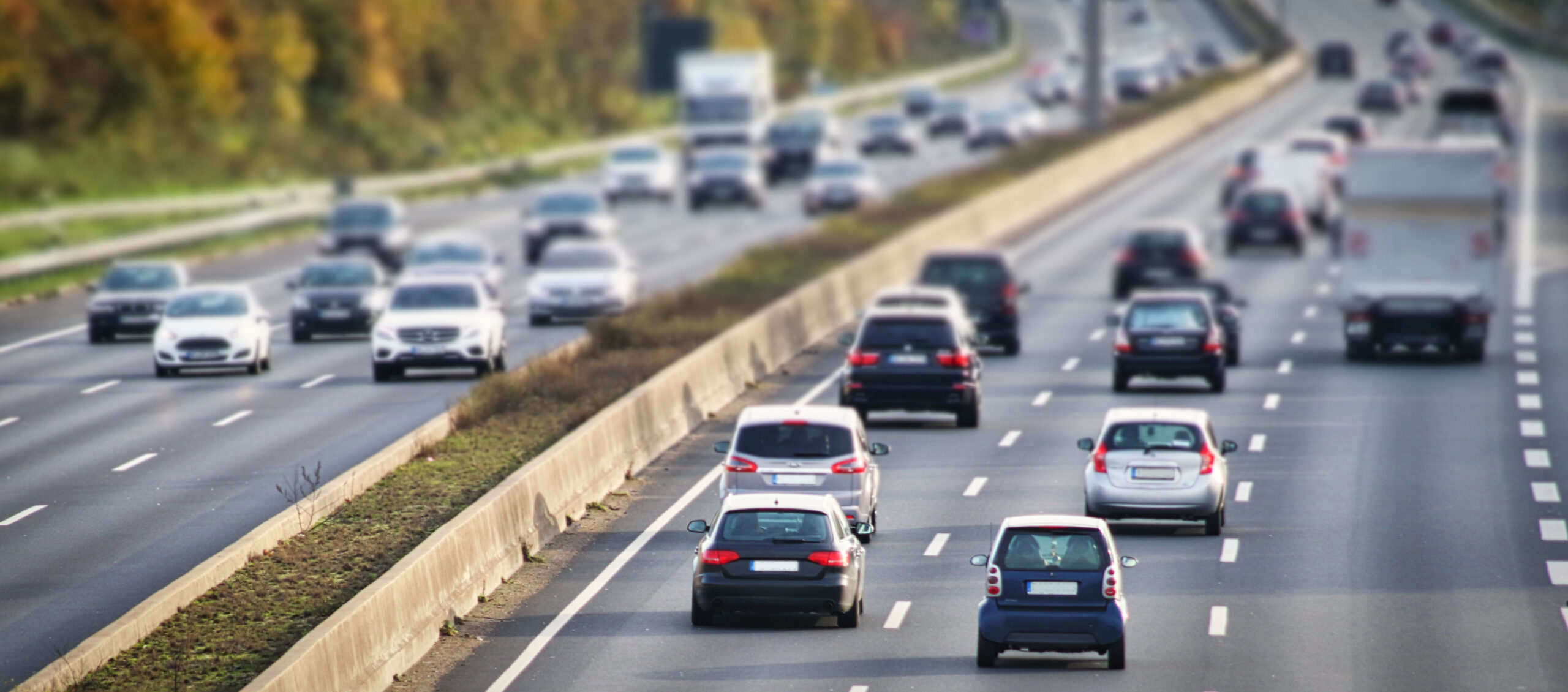 In NRW sind die Autobahnen immer stark befahren