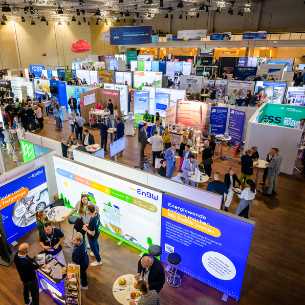 Aussteller auf der Messe des VDIV beim Deutschen Verwaltertag